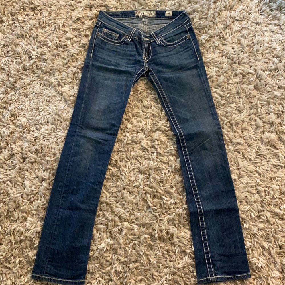 BKE straight leg denim. Size 24 R